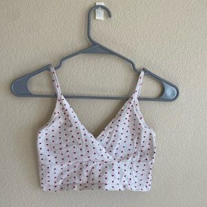 Brandy Melville Heart Amara Tank Top